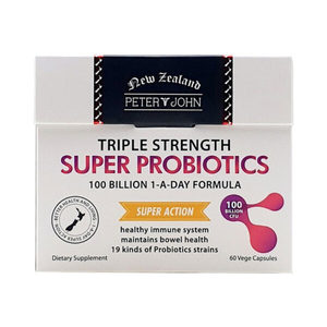Products: Peter & John Super Probiotics 100 Billion 60 Capsules Digestive Balance Support