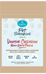 Pet Sprinkles – Venison Collagen Bone Broth Powder