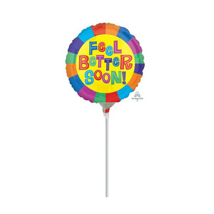 Products: 9” Rnd Feel Better Soon - Multi