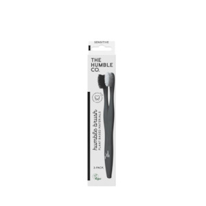 Plant-based Toothbrush - Sensitive Black & White