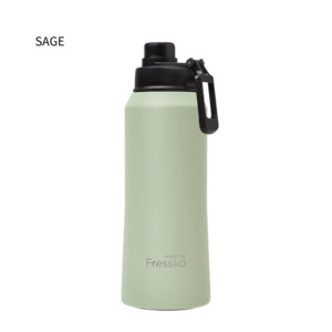 Made By Fressko: Fressko Core Drink Bottle Sage 1L Sip Lid