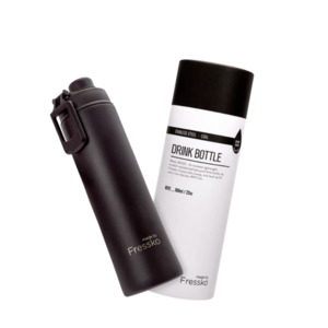 Eco Lifestyle: Move Flask 660ml with sip lid - Coal