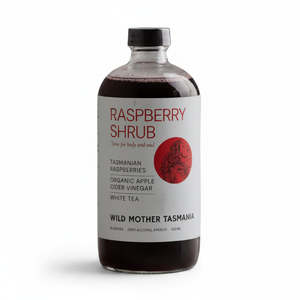 New: Wild Mother Raspberry White Tea Organic ACV 500ml