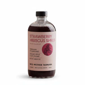 New: Wild Mother Strawberry Native Hibiscus ACV 500ml