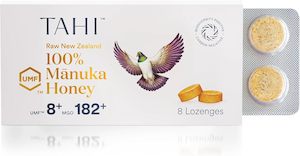 Tahi Mānuka Honey Lozenges UMF 8+/ MGO 182+ 8 Tablets