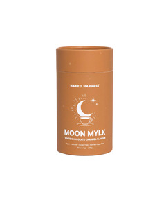 Nu Harvest Moon Mylk White Choc Caramel Swirl 200g