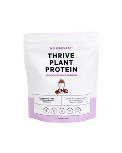 Nu Harvest Thrive Plant Protein Choc Malt 500g
