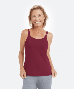 Amoena Valletta Top Burgundy Love - Naturalwear NZ
