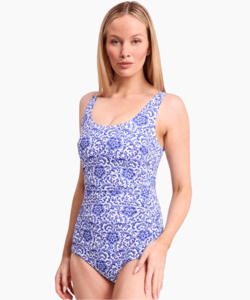Jantzen Destiny Pintuck OP Colbalt - Naturalwear NZ