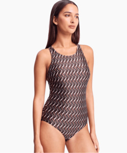 Products: Sunseeker Madrid Cross Back OP Black - Naturalwear NZ