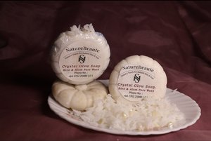 Products: Crystal Glow facial cleanser