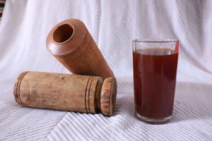 Products: DiabCare Vijaysar Wood Tumbler (One Piece)