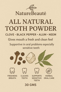 Products: All Natural Tooth Powder ( 30 gms )