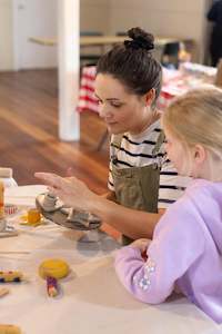 Nature Play Clay School Holiday Workshops: Nature Play + Clay Workshop: Candles + Candle Holder