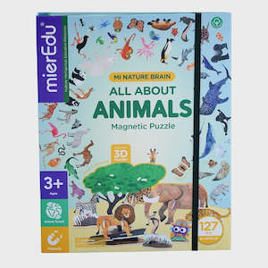General Learning Resources: Magnetic Puzzle Play Kit - All About Animals (Large Format)