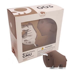 Science Biology Animals: Half Toys: Half Animal: Gnu (Wildebeest)