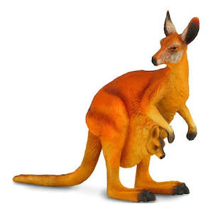 Science Biology Animals: Red Kangaroo Figurine L