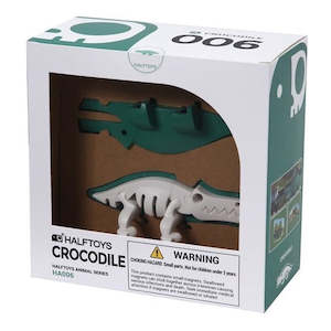 Science Biology Reptiles: Half Toys: Half Reptile-Crocodile