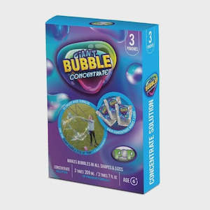 Science Chemistry Bubbles: Bubble Solution Concentrate pack x 3