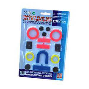 Science Physics Magnetics: Magnet Set 15 Pce