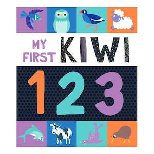 Ages 2: My First Kiwi 123 Board Book
