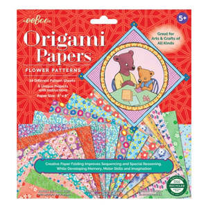 General Craft: eeboo Origami Papers Flower Patterns