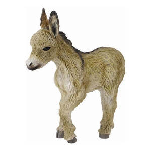 Science Biology Animals: Donkey Foal Walking Figurine S