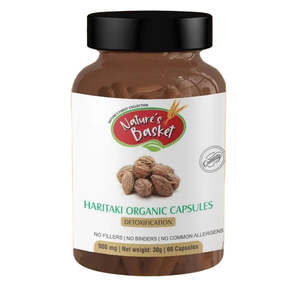 Herbal Capsules: Haritaki Organic Capsules 60pc