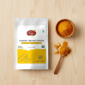 Brain: Organic Turmeric Powder 227g - Wellness & Antioxidant Boost