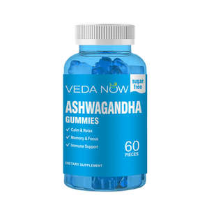 Veda Now Sugar-Free Ashwagandha Gummies NZ (60) — Stress, Sleep & Focus Support