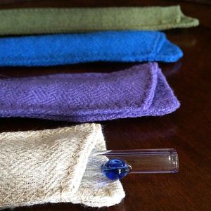 Juicing 1: Hemp sleeve for glass straw
