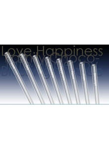 Dharma glass straws: Set of 4 inspiratonal quotes