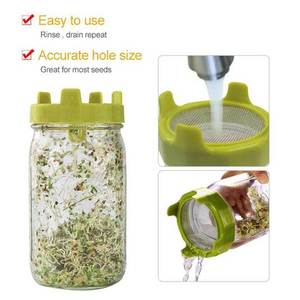 Sprouting: Complete sprouting kit: 3 Sprout jars with free seeds and instructions