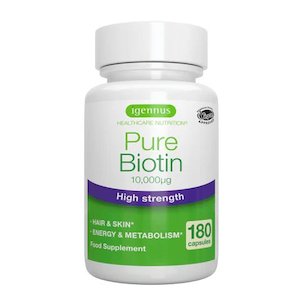 Antioxidants: Pure Biotin 10,000mcg 180 capsules