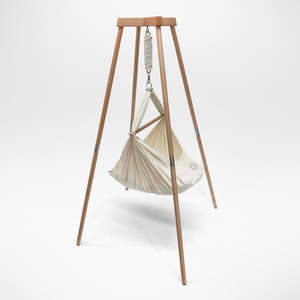 Baby Hammock with Beechwood Stand - Pre-order (Shipping Feb 2026)