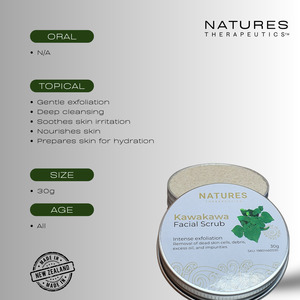 Skin Care: kawakawa facial scrub