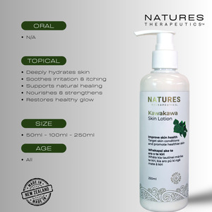 Skin Care: kawakawa skin lotion