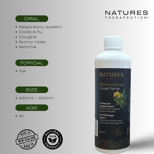 Wellbeing: kūmarahou cough syrup