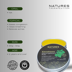 Wellbeing: kawakawa decongestant rub
