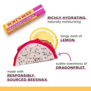Burts Bees: Burts Bees Lip Balm Dragonfruit Lemon