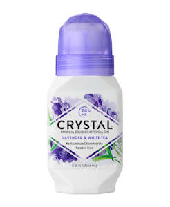 Zen: Crystal Essence Roll On Lavender White Tea 66ml