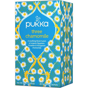 Tea: Pukka Three Chamomile 20s