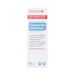 Clinicians: Clinicians Vitamin B12 Drops 12ml