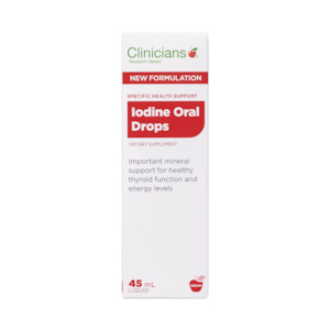 Clinicians: Clinicians Iodine Oral Drops 45ml
