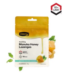 Comvita Manuka Honey Lozenge Cool Mint 12s