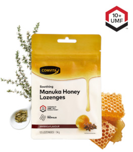 Comvita Manuka Honey Lozenge Aniseed 12s