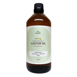 New: VSL Organic Castor Oil