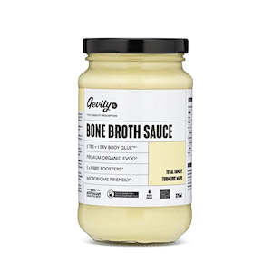 Gevity Bone Broth: Gevity Bone Broth Sauce Turmeric Mayo 375ml