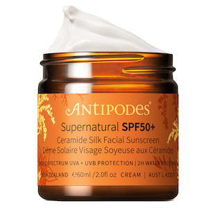 Antipodes: Antipodes Supernatural SPF50+ Ceramide Silk Facial Sunscreen 60ml