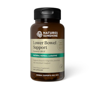 Natures Sunshine Lower Bowel Support 100s